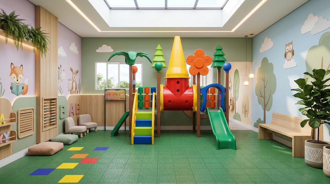 Playground indoor para escola